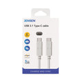 JENSEN USB-C 3.1 Type-C, 5 Gbps, 3 ft, White