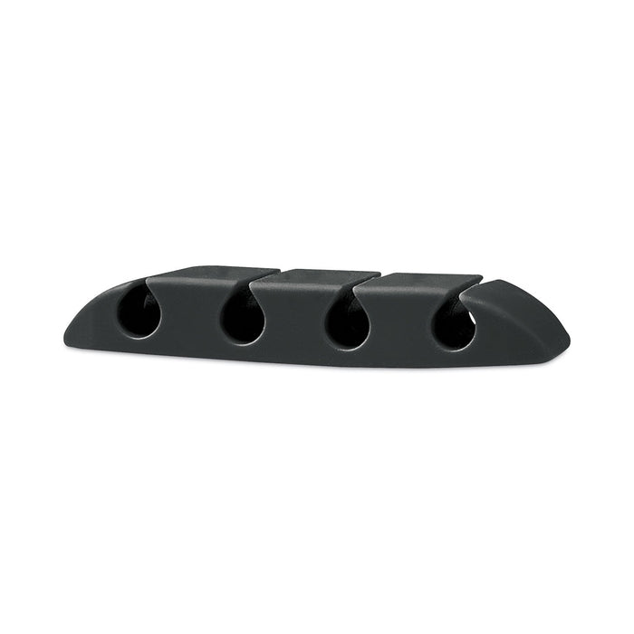 RCA Four Channel Cable Holder Black, 3" x 3", 3/Pack