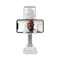 JENSEN Metal Foldable Portable Tablet/Phone Stand, White