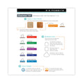 ES Robbins Floor+Mate, For Hard Floor to Medium Pile Carpet up to 0.75", 36 x 48, Black