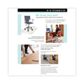 ES Robbins Floor+Mate, For Hard Floor to Medium Pile Carpet up to 0.75", 36 x 48, Black
