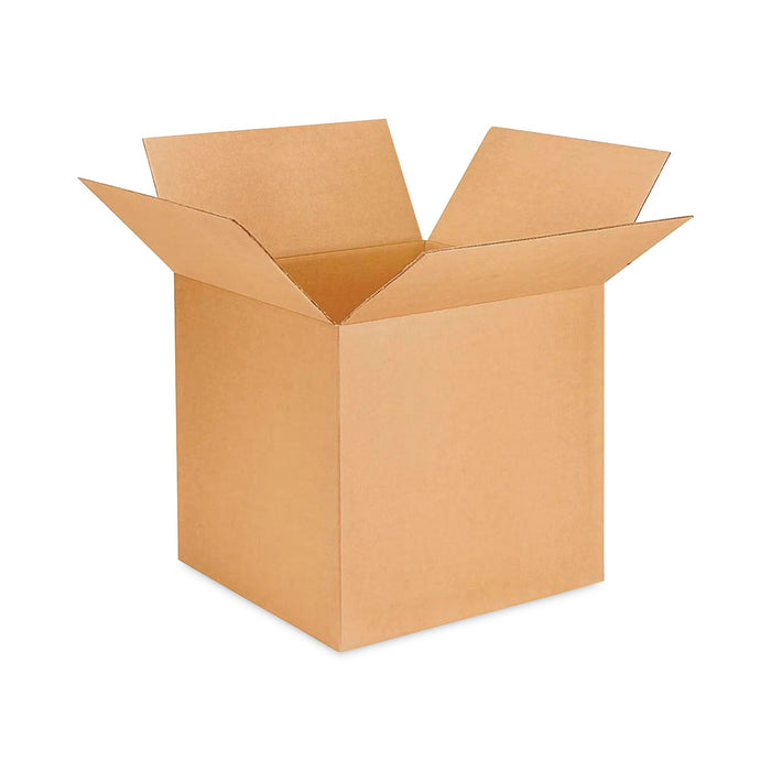 Universal Cubed Fixed-Depth Brown Corrugated Shipping Boxes, Regular Slotted Container, Large, 11" x 15" x 6", Brown Kraft, 25/Bundle