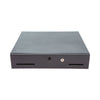 CONTROLTEK Metal Cash Drawer, Coin/Cash, 10 Compartments, 16 x 11.25 x 2.25, Black