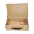 CONTROLTEK Heavy Duty Fire Retardant Box, 1 Compartment, 12.75 x 8.25 x 4, Sand