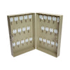 CONTROLTEK Combination Lockable Key Cabinet, 28-Key, Metal, Sand, 7.75 x 3.25 x 11.5