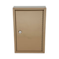 CONTROLTEK Key Lockable Key Cabinet, 30-Key, Metal, Sand, 8 x 2.63 x 12.13