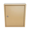 CONTROLTEK Key Lockable Key Cabinet, 60-Key, Metal, Sand, 10.63 x 3 x 12.13
