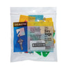 CONTROLTEK Key Tags, Blue/Green/Red/Yellow, 20/Pack, 3 Packs/Carton