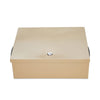 CONTROLTEK Jumbo Locking Cash Box, 1 Compartment, 14.38 x 11 x 4.13, Sand