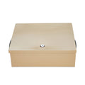 CONTROLTEK Jumbo Locking Cash Box, 1 Compartment, 14.38 x 11 x 4.13, Sand