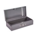 CONTROLTEK Steel Bond Box, 1 Compartment, 10.4 x 5.4 x 3.1, Gray