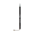 CONTROLTEK Replacement Antimicrobial Counter Chain Pen, Medium, 1 mm, Black Ink, Black