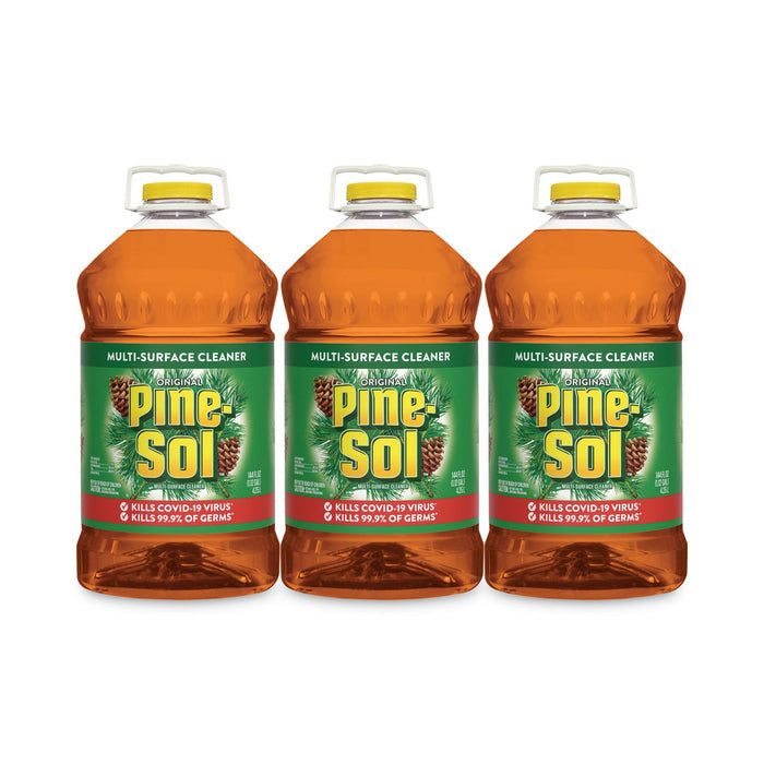 Pine-Sol All Purpose Cleaner, Original, 144 oz Bottle, 3/Carton