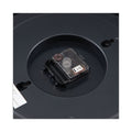 Universal Round Wall Clock, 13.5" Overall Diameter, Black Case, 1 AA (sold separately)