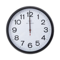Universal Deluxe 13 1/2" Indoor/Outdoor Atomic Clock, 13.5" Overall Diameter, Black Case, 1 AA (sold separately)