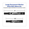 Avery MARKS A LOT Large Desk-Style Permanent Marker Value Pack, Broad Chisel Tip, Black, 36/Pack (98206)