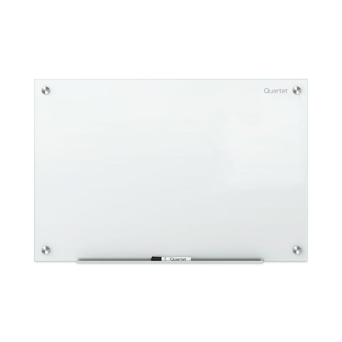 Quartet Infinity Magnetic Glass Marker Board, 36 x 24, White