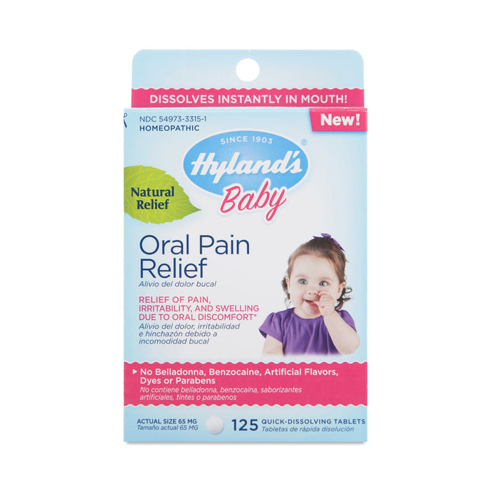 Hyland's Naturals, Baby, Oral Pain Relief, Daytime, 0+ Months, 125 ctr by Pasteur Pharmacy