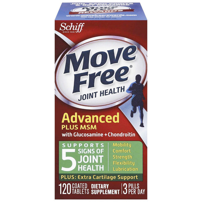 Move Free Joint Health Advanced Plus MSM Coated Tablets by Pasteur Pharmacy