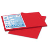 Pacon Tru-Ray Construction Paper, 76 lb Text Weight, 12 x 18, Holiday Red, 50/Pack