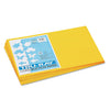 Pacon Tru-Ray Construction Paper, 76 lb Text Weight, 12 x 18, Gold, 50/Pack