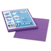 Pacon Tru-Ray Construction Paper, 76 lb Text Weight, 9 x 12, Violet, 50/Pack