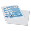 Pacon Tru-Ray Construction Paper, 76 lb Text Weight, 9 x 12, White, 50/Pack
