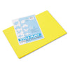 Pacon Tru-Ray Construction Paper, 76 lb Text Weight, 12 x 18, Yellow, 50/Pack