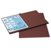 Pacon Tru-Ray Construction Paper, 76 lb Text Weight, 12 x 18, Dark Brown, 50/Pack