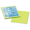 Pacon Tru-Ray Construction Paper, 76 lb Text Weight, 9 x 12, Brilliant Lime, 50/Pack