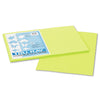 Pacon Tru-Ray Construction Paper, 76 lb Text Weight, 12 x 18, Brilliant Lime, 50/Pack
