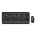 Logitech Signature MK650 Wireless Keyboard and Mouse Combo for Business, 2.4 GHz Frequency/32 ft Wireless Range, Graphite