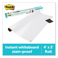 Post-it Dry Erase Surface with Adhesive Backing, 48" x 36", White