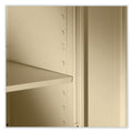 Tennsco 72" High Standard Cabinet (Unassembled), 36 x 24 x 72, Light Gray