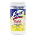 LYSOL Disinfecting Wipes, 7 x 7.25, Lemon and Lime Blossom, 80 Wipes/Canister, 3 Canisters/Pack, 2 Packs/Carton