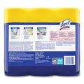 LYSOL Disinfecting Wipes, 7 x 7.25, Lemon and Lime Blossom, 35 Wipes/Canister, 3 Canisters/Pack