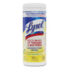 LYSOL Disinfecting Wipes, 7 x 7.25, Lemon and Lime Blossom, 35 Wipes/Canister, 12 Canisters/Carton