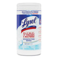 LYSOL Disinfecting Wipes, 7 x 7.25, Crisp Linen, 80 Wipes/Canister, 6 Canisters/Carton
