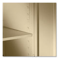 Tennsco 78" High Deluxe Cabinet, 36w x 18d x 78h, Light Gray