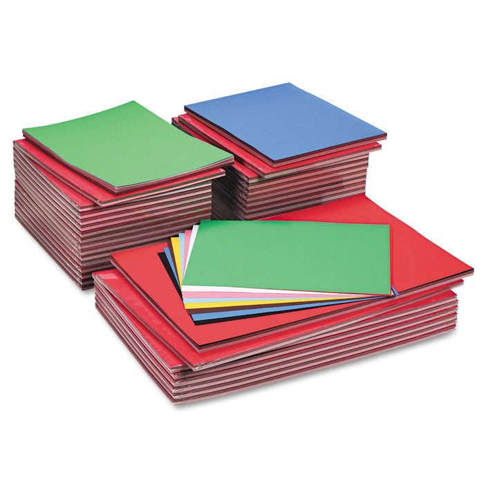 Pacon Tru-Ray Construction Paper, 76 lb Text Weight, Assorted, Assorted, 100 Sheets/Pack, 20 Packs/Carton