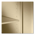 Tennsco 78" High Deluxe Cabinet, 36w x 24d x 78h, Black