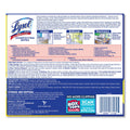 LYSOL Disinfecting Wipes, 7 x 7.25, Lemon and Lime Blossom, 80 Wipes/Canister, 6 Canisters/Carton