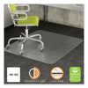 deflecto DuraMat Moderate Use Chair Mat, Low Pile Carpet, Roll, 46 x 60, Rectangle, Clear
