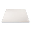 deflecto ExecuMat All Day Use Chair Mat for High Pile Carpet, 46 x 60, Rectangular, Clear