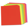 Pacon Neon Color Poster Board, 22 x 28, Lemon, Lime, Orange, Pink, Red, 25/Carton
