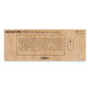 Logitech Signature MK650 Wireless Keyboard and Mouse Combo for Business, 2.4 GHz Frequency/32 ft Wireless Range, Off White