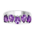 1.85 Carat Genuine Amethyst .925 Sterling Silver Ring by Bids.com