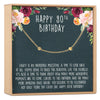 80th Birthday Dot Bracelet