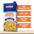 SWANSON Unsalted Chicken Broth 32 oz Carton Gluten Free 2 lbs by Deal US