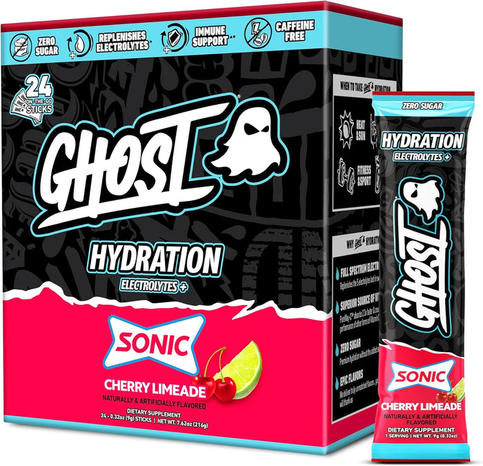 Ghost Hydration Sticks — Cherry Limeade, 216g (Best By 1/2027) by Price Is Right Miami